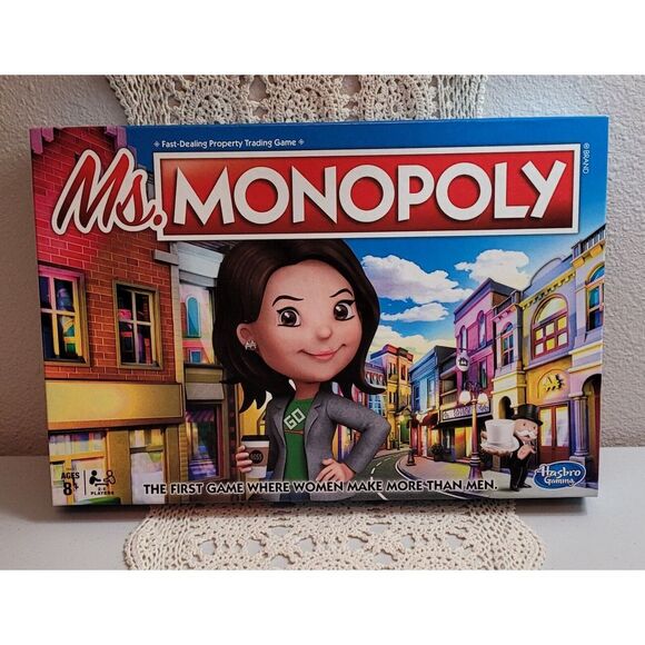 Hasbro NEW * Ms Monopoly * Board Game Ages 8+ Women Investors Property Trading - Picture 1 of 7